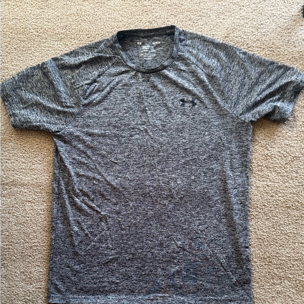 Under Armour Boys Gray Performance Shirt